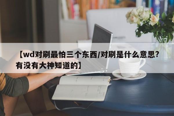 【wd对刷最怕三个东西/对刷是什么意思?有没有大神知道的】