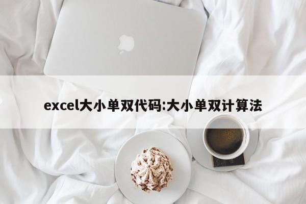 excel大小单双代码:大小单双计算法